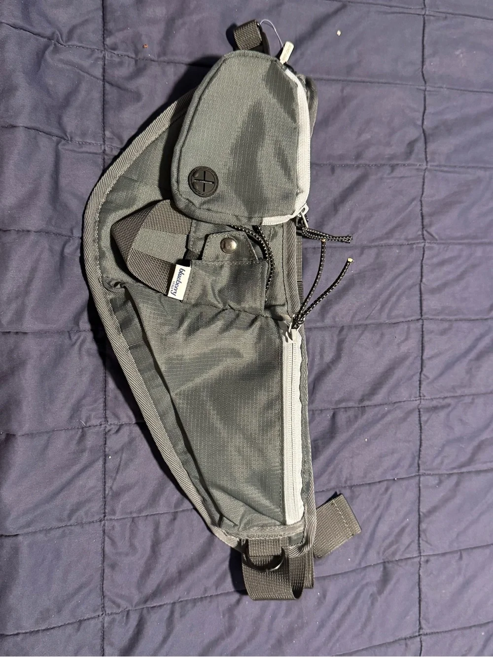 Black Women's Crossbody Sling Bag with Front Pocket